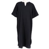 サイドスリットキーネックコットンワンピース 鈴木詩織さん着用(ロングワンピース … | coca | 詳細画像3