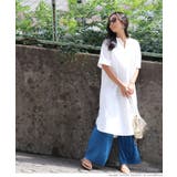 サイドスリットキーネックコットンワンピース 鈴木詩織さん着用(ロングワンピース … | coca | 詳細画像7