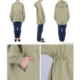 ウエスト絞りバルーンスリーブマウンテンパーカー | coca | 詳細画像14