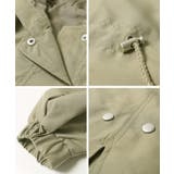 ウエスト絞りバルーンスリーブマウンテンパーカー | coca | 詳細画像15