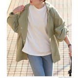 ウエスト絞りバルーンスリーブマウンテンパーカー | coca | 詳細画像8