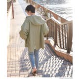 ウエスト絞りバルーンスリーブマウンテンパーカー | coca | 詳細画像9