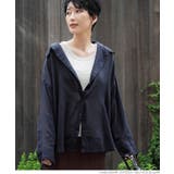 ［Dk.blue］ | シースルーコットンシャツ | coca