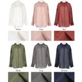 シースルーコットンシャツ | coca | 詳細画像28 