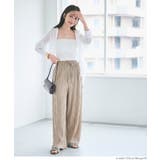 ［Beige］ | 【新色追加/お気に入り数1.5万突破】ウェーブプリーツパンツ | coca