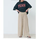 ［Lt.beige］ | 【新色追加/お気に入り数1.5万突破】ウェーブプリーツパンツ | coca