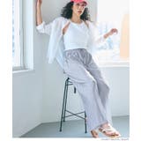 ［Lt.blue］ | 【新色追加/お気に入り数1.5万突破】ウェーブプリーツパンツ | coca