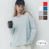 ヤク風Vネックプルオーバーニット | coca | 詳細画像1