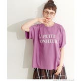 ［D］ | シルキータッチデザインプリントTシャツ | coca