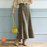 カットスウェードマーメイドスカート | coca | 詳細画像1 