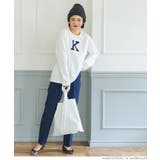 ［White］ | アソートフロッキープリントロングTシャツ | coca