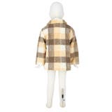 キッズ チェック柄ボアジャケット | coca | 詳細画像5 