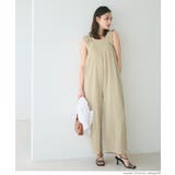 ［Lt.beige］ | シボシャーリングフリルオールインワン レディース | coca