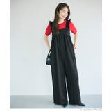 \26ss新色登場/ポケット付きシボシャーリングフリルオールインワン | coca | 詳細画像2