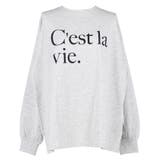 コットンビッグシルエットロゴTシャツ | coca | 詳細画像3