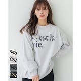 コットンビッグシルエットロゴTシャツ | coca | 詳細画像1