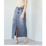 ダメージデニムスカート | coca | 詳細画像4