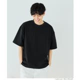 ［Black］ | メンズシャリ感Tシャツ | coca