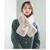顔まわりをすっきり魅せる、フェイクファーナローティペット | coca | 詳細画像18
