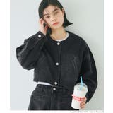 クロップド デニムジャケット レディース | coca | 詳細画像11