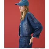 クロップド デニムジャケット レディース | coca | 詳細画像15