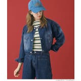 クロップド デニムジャケット レディース | coca | 詳細画像18