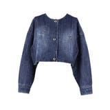 クロップド デニムジャケット レディース | coca | 詳細画像2