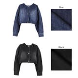 クロップド デニムジャケット レディース | coca | 詳細画像22