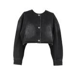 クロップド デニムジャケット レディース | coca | 詳細画像3