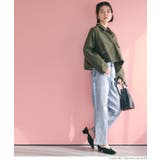 ウォッシュドデニムテーパードパンツ レディース | coca | 詳細画像12