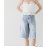 デニムバミューダパンツ レディース | coca | 詳細画像11 