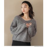 Vネックニットトップス レディース | coca | 詳細画像12