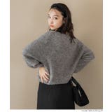 Vネックニットトップス レディース | coca | 詳細画像13