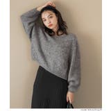 Vネックニットトップス レディース | coca | 詳細画像15