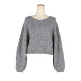 Vネックニットトップス レディース | coca | 詳細画像3