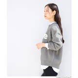 ロゴが映える、主役ニット。ダブルジャカードロゴニットトップス | coca | 詳細画像14