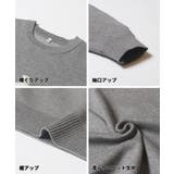 ロゴが映える、主役ニット。ダブルジャカードロゴニットトップス | coca | 詳細画像18