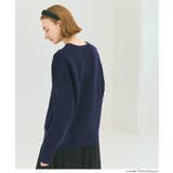 ロゴが映える、主役ニット。ダブルジャカードロゴニットトップス | coca | 詳細画像8