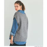 ヤク風Vネックニットベスト レディース | coca | 詳細画像12 