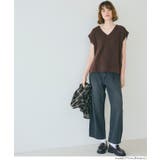 ヤク風Vネックニットベスト レディース | coca | 詳細画像14 