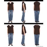 ヤク風Vネックニットベスト レディース | coca | 詳細画像24 