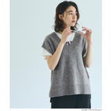 ヤク風Vネックニットベスト レディース | coca | 詳細画像7 
