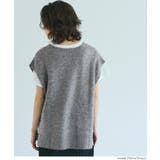 ヤク風Vネックニットベスト レディース | coca | 詳細画像8 