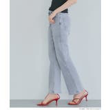 セミフレア9分丈デニムパンツ レディース | coca | 詳細画像8 