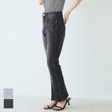 セミフレア9分丈デニムパンツ レディース | coca | 詳細画像1 