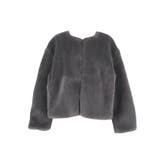 【洗える】フェイクファーノーカラーブルゾン | coca | 詳細画像3