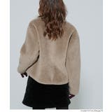 【洗える】フェイクファーノーカラーブルゾン | coca | 詳細画像6