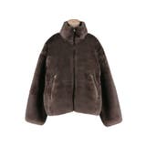 【洗える】フェイクファースタンドカラーブルゾン | coca | 詳細画像3 