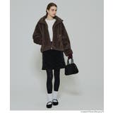 【洗える】フェイクファースタンドカラーブルゾン | coca | 詳細画像5 