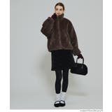 【洗える】フェイクファースタンドカラーブルゾン | coca | 詳細画像8 